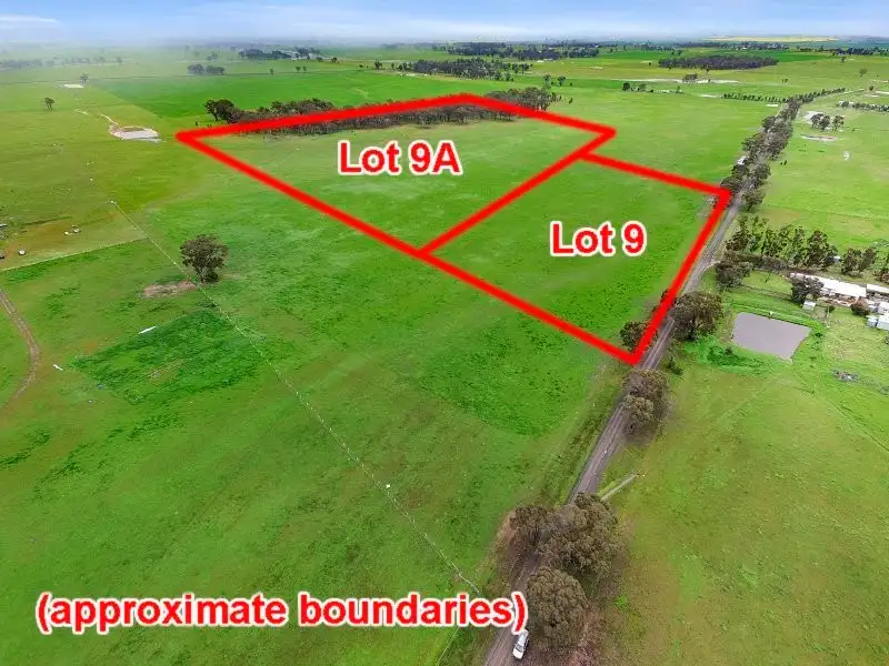 Main view of Homely land listing, LOT 9 & 9A Tinklers Lane, Sebastian VIC 3556