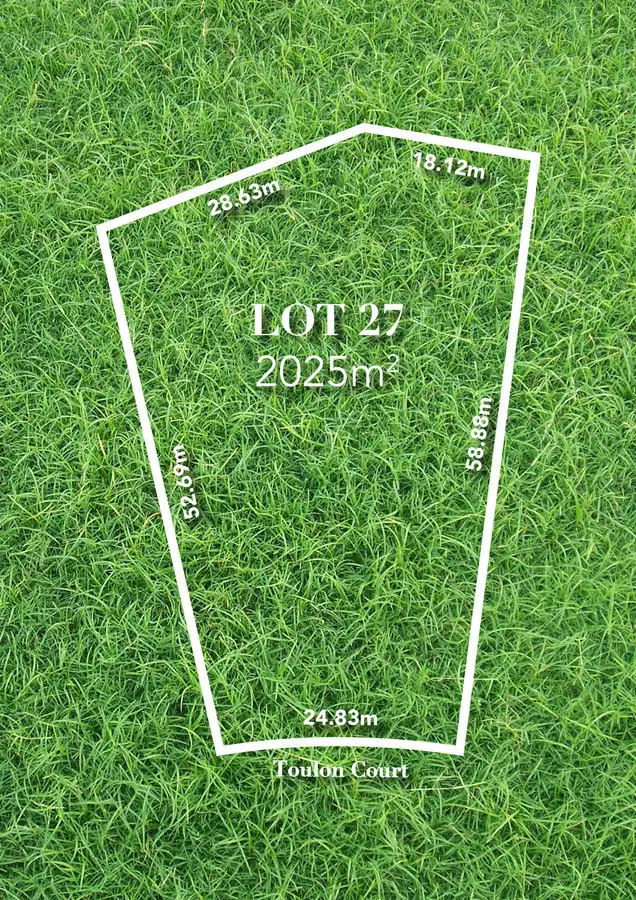 LOT 27, 1 Toulon Court, Winchelsea VIC 3241
