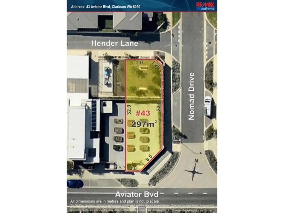 Main view of Homely land listing, 43 Aviator Boulevard, Clarkson WA 6030