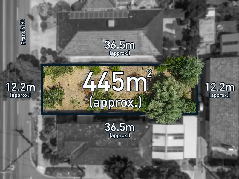 Main view of Homely land listing, 314 Francis Street, Yarraville VIC 3013