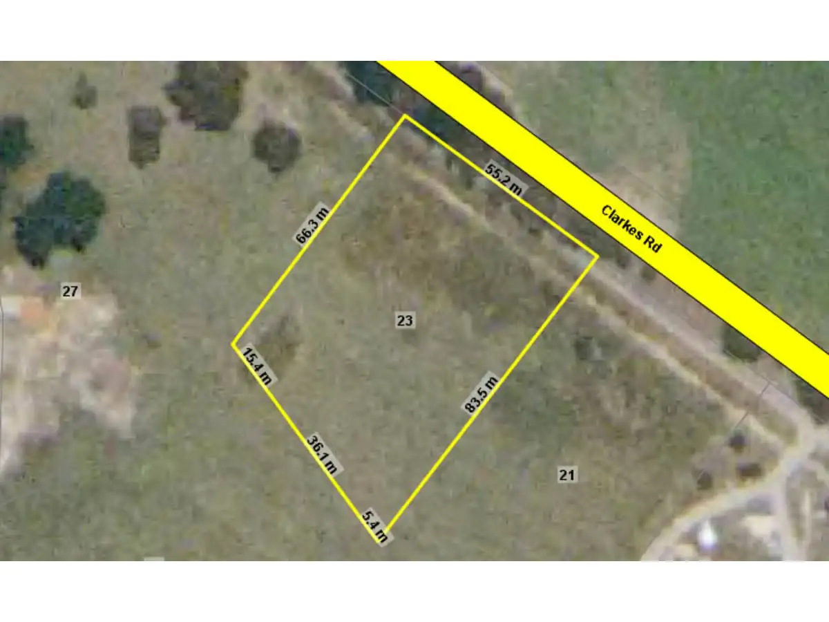 Main view of Homely land listing, 23 Clarkes Road, Enfield VIC 3352