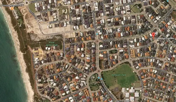 Second view of Homely land listing, 21 Meringa Crescent, Quinns Rocks WA 6030
