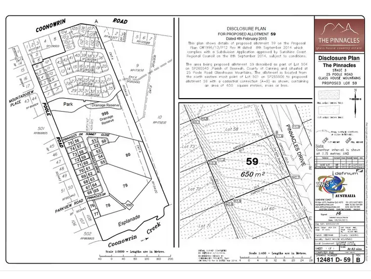 Second view of Homely land listing, LOT 59 Pinnacles Drive, Glass House Mountains QLD 4518