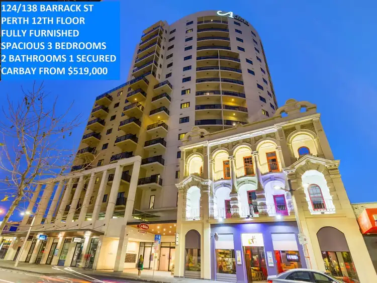 Main view of Homely apartment listing, 124/138 Barrack Street, Perth WA 6000