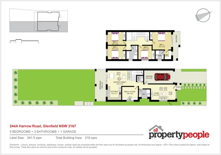 Fourth view of Homely semi-detached listing, 244A Harrow Road, Glenfield NSW 2167