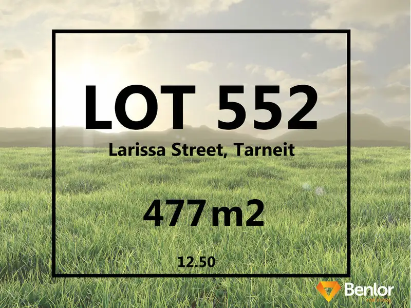 Main view of Homely land listing, LOT 552 Larissa Street, Tarneit VIC 3029