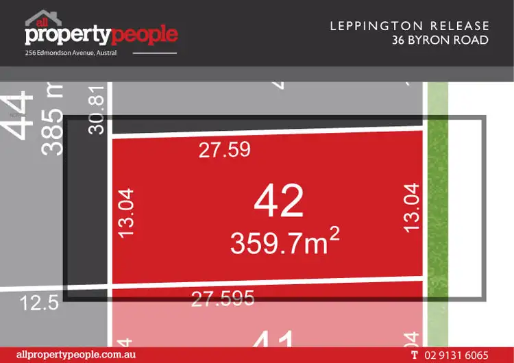 LOT 42, 36 Byron Road, Leppington NSW 2179