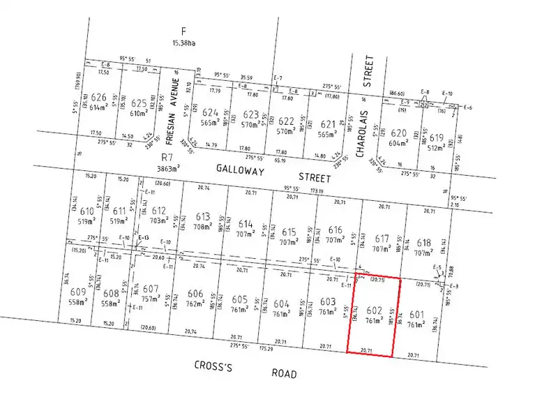 Main view of Homely land listing, LOT 602 Cross's Road, Traralgon VIC 3844