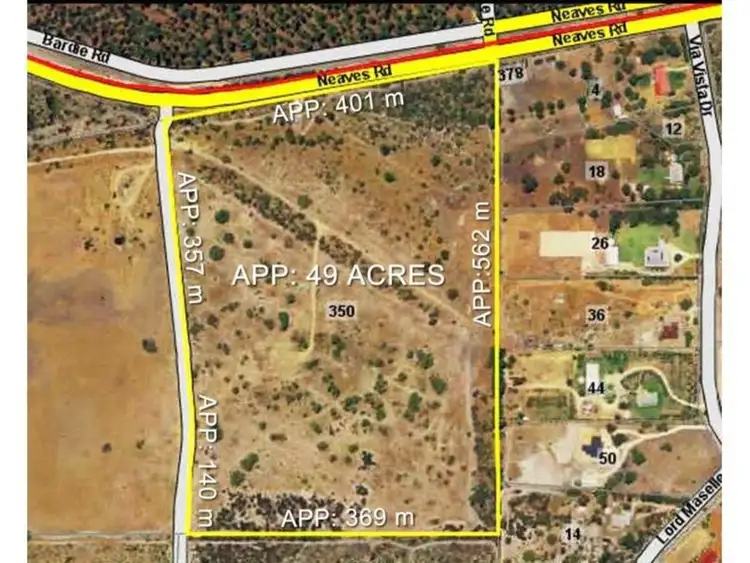 Main view of Homely land listing, 350 Neaves Road, Mariginiup WA 6078