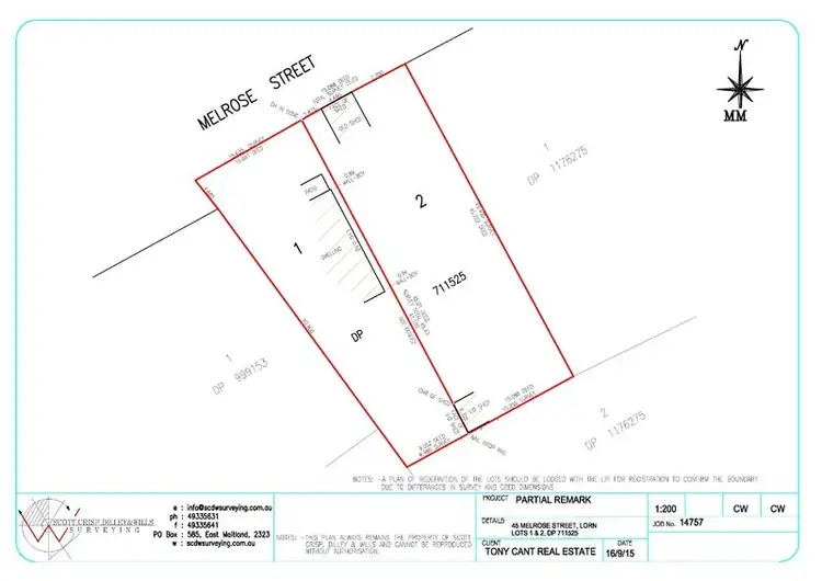 Main view of Homely land listing, 45A Melrose Street, Lorn NSW 2320