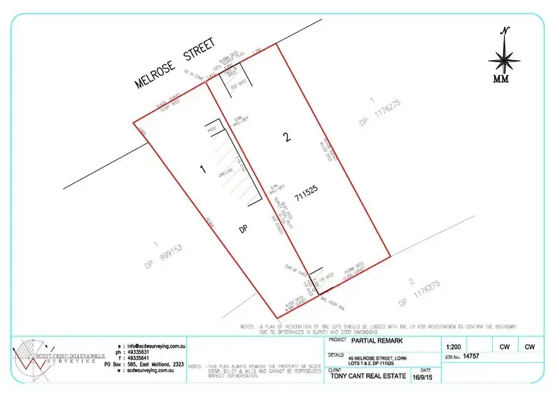 Main view of Homely land listing, 45A Melrose Street, Lorn NSW 2320