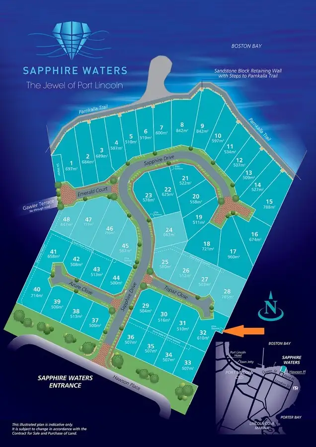 Main view of Homely land listing, 8 Topaz Close, Port Lincoln SA 5606
