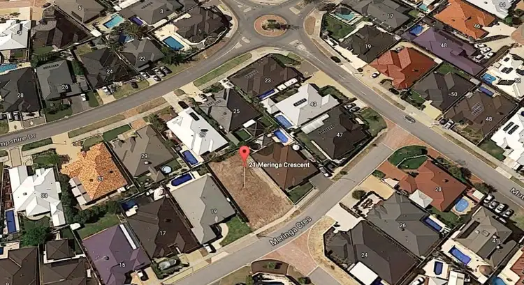 Third view of Homely land listing, 21 Meringa Crescent, Quinns Rocks WA 6030