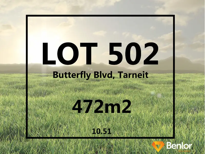 Main view of Homely land listing, LOT 502 Butterfly Boulevard, Tarneit VIC 3029