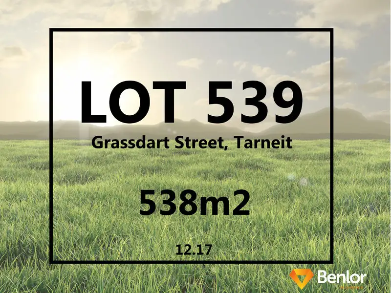 Main view of Homely land listing, LOT 539 Grassdart Street, Tarneit VIC 3029