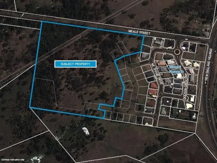 Main view of Homely land listing, Lot 100 Weale Street, Mount Kynoch QLD 4350