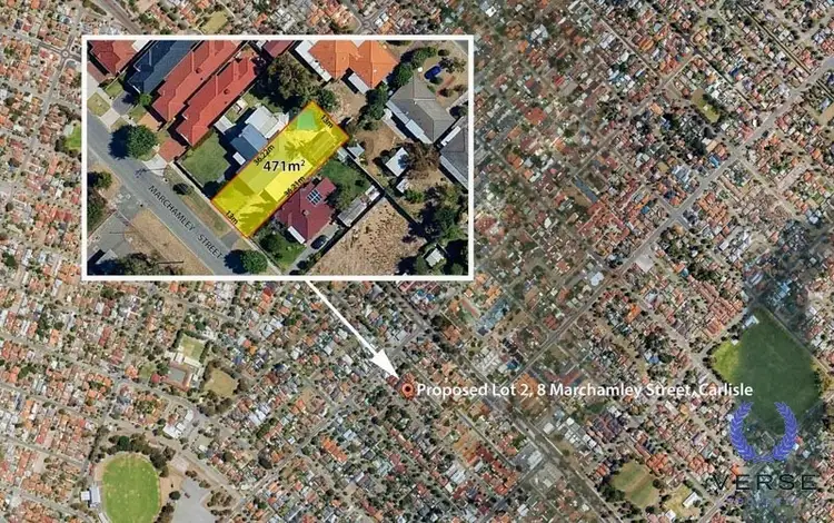 Second view of Homely land listing, LOT 2/8 Marchamley Street, Carlisle WA 6101