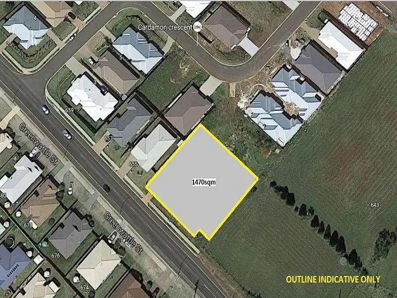 Main view of Homely land listing, 653 Greenwattle Street, Glenvale QLD 4350