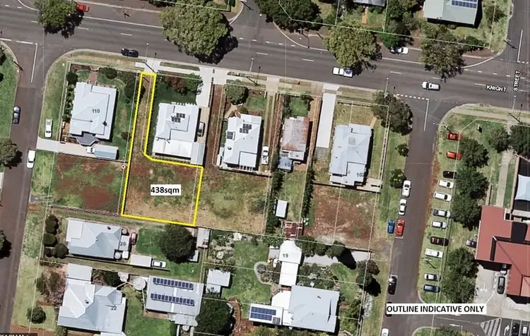 Main view of Homely land listing, 108a Bridge Street, East Toowoomba QLD 4350