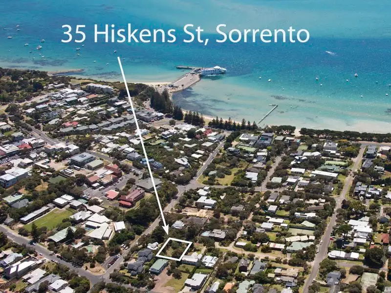 Main view of Homely land listing, 35 Hiskens Street, Sorrento VIC 3943