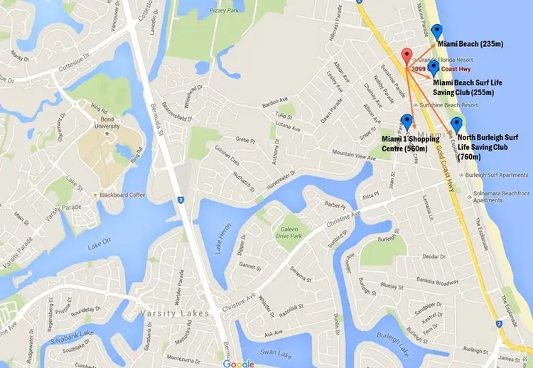 Third view of Homely land listing, 2099 Gold Coast Highway, Miami QLD 4220