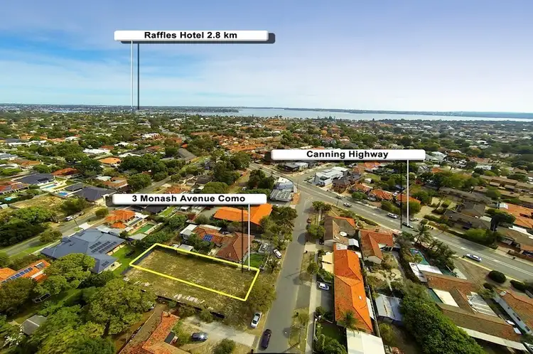 Second view of Homely land listing, 3 Monash Avenue, Como WA 6152