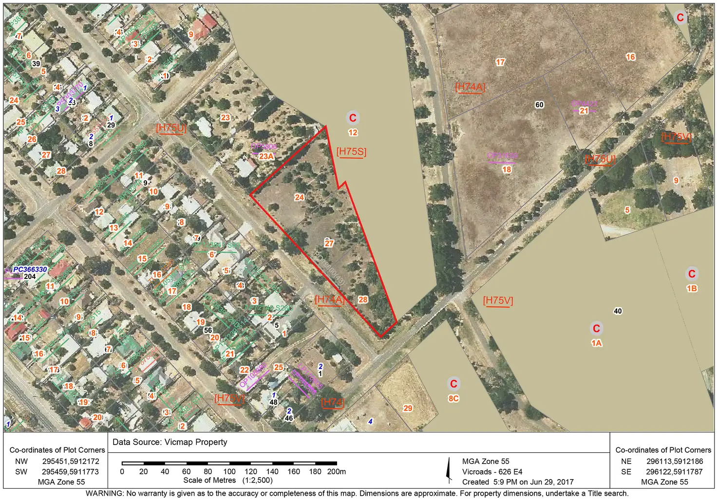 Main view of Homely land listing, 2-18 Beauchamp Street, Heathcote VIC 3523