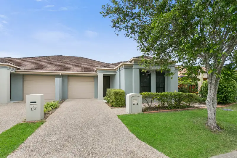 Main view of Homely semi-detached listing, 2/12 Rhiannon Drive, Ashmore QLD 4214