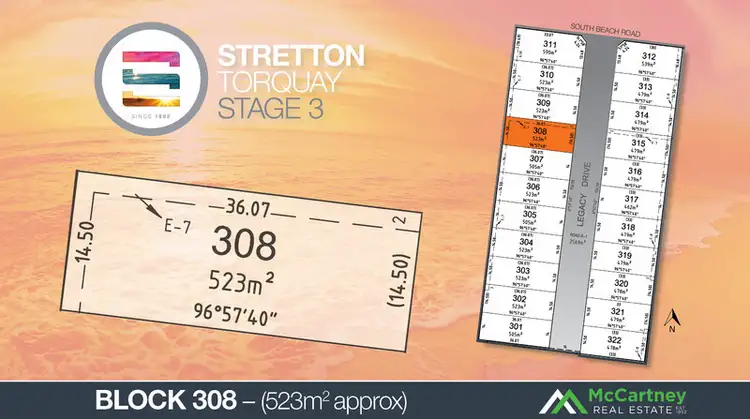 LOT 308, STRETTON ESTATE STAGE 3, Torquay VIC 3228