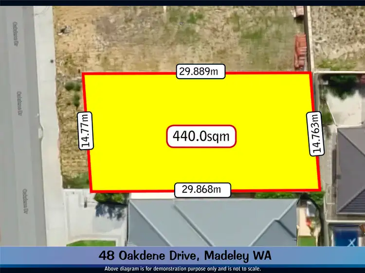 Main view of Homely land listing, 48 Oakdene Drive, Madeley WA 6065