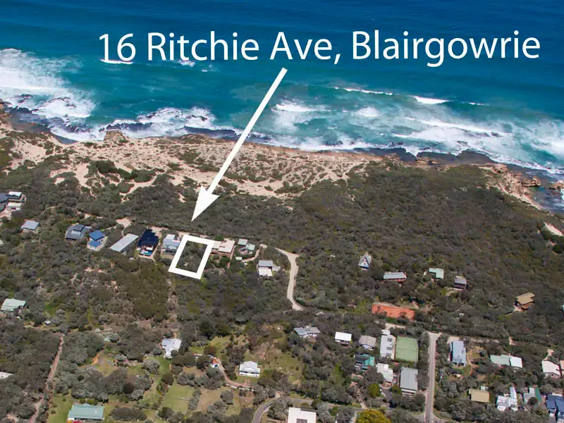 Main view of Homely land listing, 16 Ritchie Avenue, Blairgowrie VIC 3942