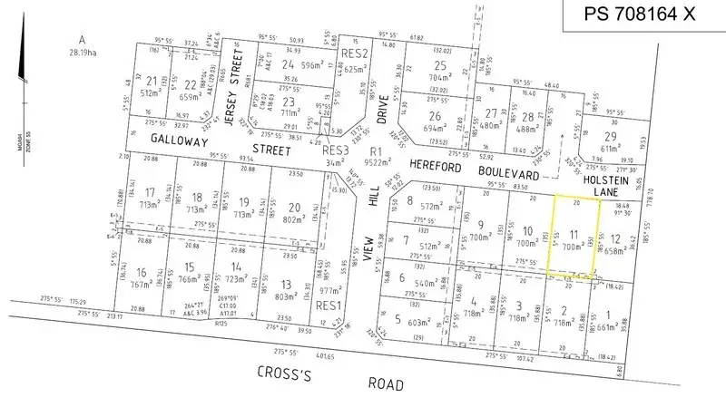 Main view of Homely land listing, LOT 11 Hereford Boulevard, Traralgon VIC 3844