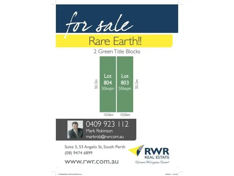Lot 804, 71B Welwyn Avenue, Salter Point WA 6152