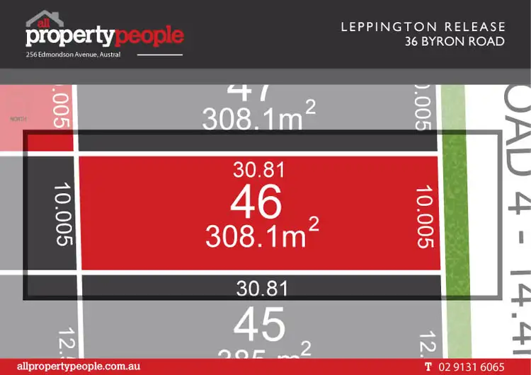 Main view of Homely land listing, LOT 46, 36 Byron Road, Leppington NSW 2179