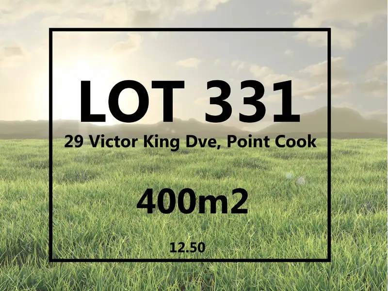 Main view of Homely land listing, LOT Lot 331/29 Victor King Dve, Point Cook VIC 3030