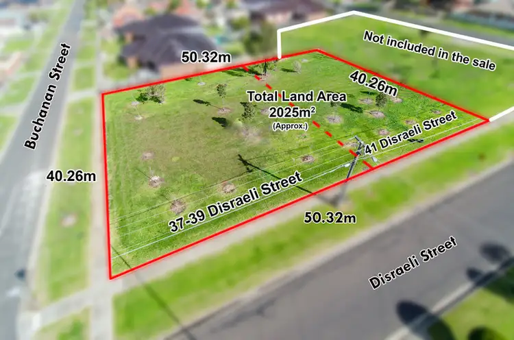 Main view of Homely land listing, 37 - 39 & 41 Disraeli Street, St Albans VIC 3021