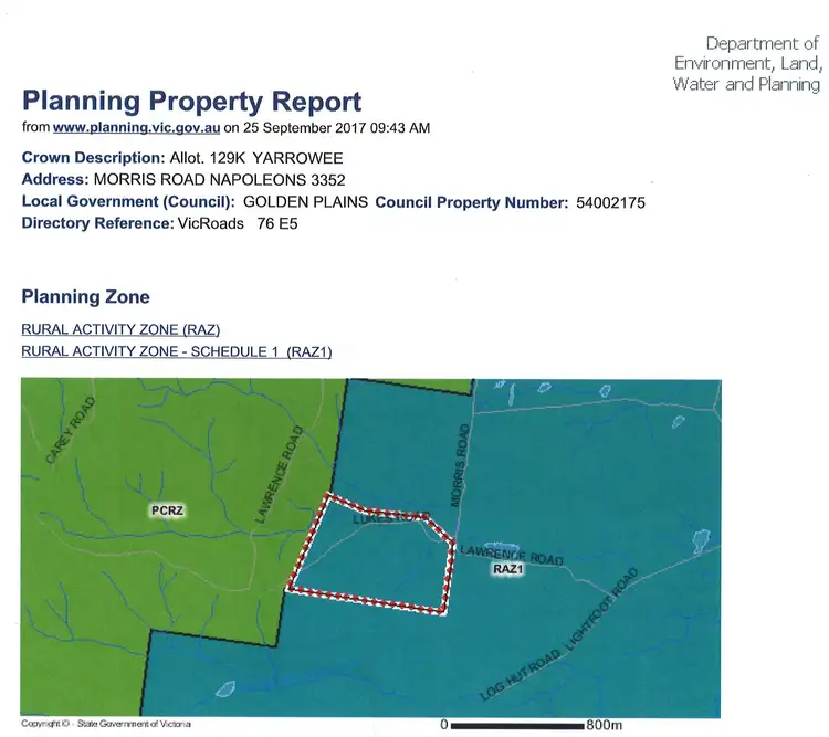 Seventh view of Homely land listing, C/A 129K Morris Road & Lawrence Road, Napoleons VIC 3352