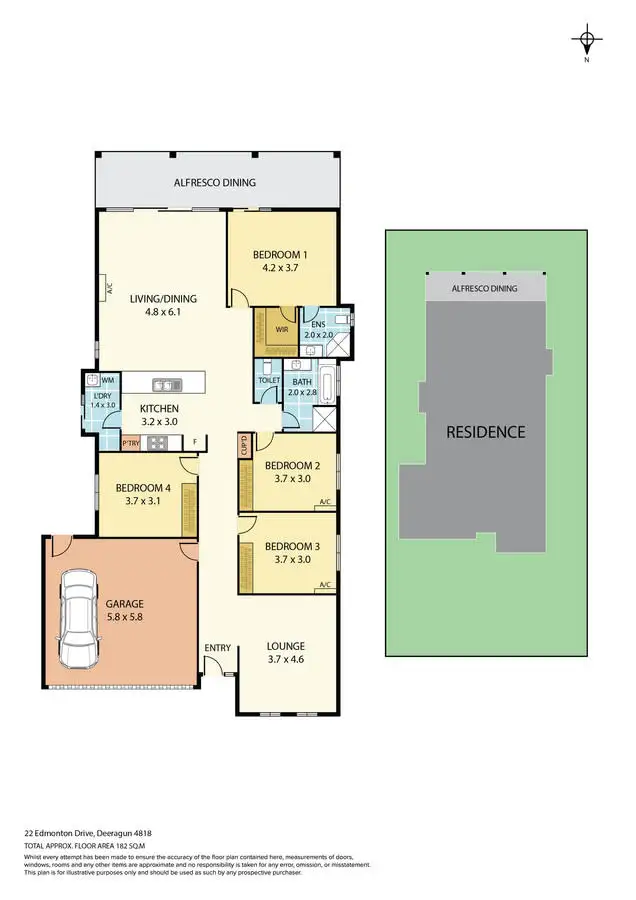 Main view of Homely house listing, 22 Edmonton Drive, Deeragun QLD 4818