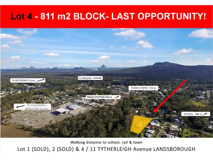 LOT 4, 11 Tytherleigh Avenue, Landsborough QLD 4550