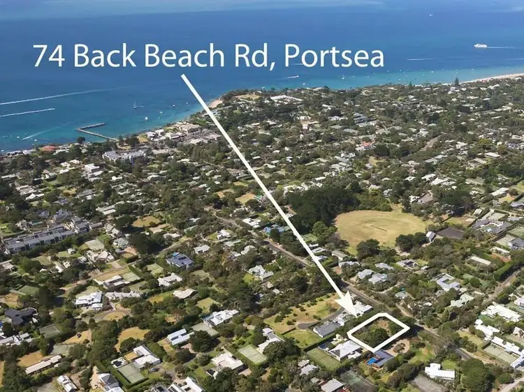 Main view of Homely land listing, 74 Back Beach Road, Portsea VIC 3944