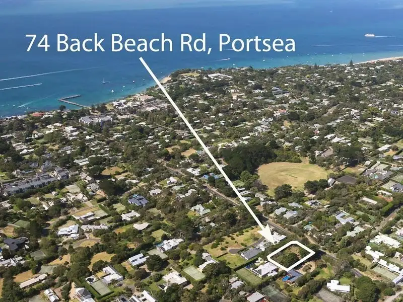Main view of Homely land listing, 74 Back Beach Road, Portsea VIC 3944