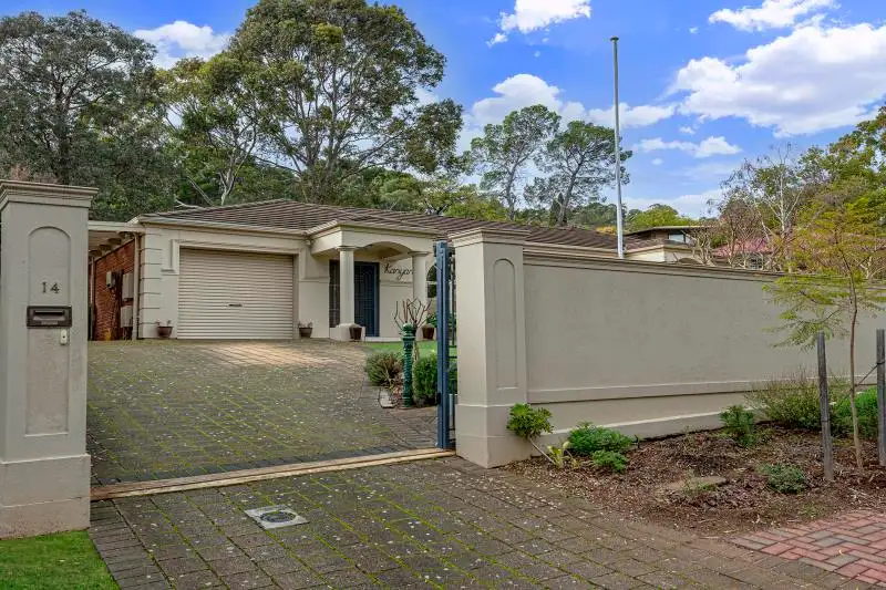 Main view of Homely house listing, 14 Pridmore Road, Glen Osmond SA 5064