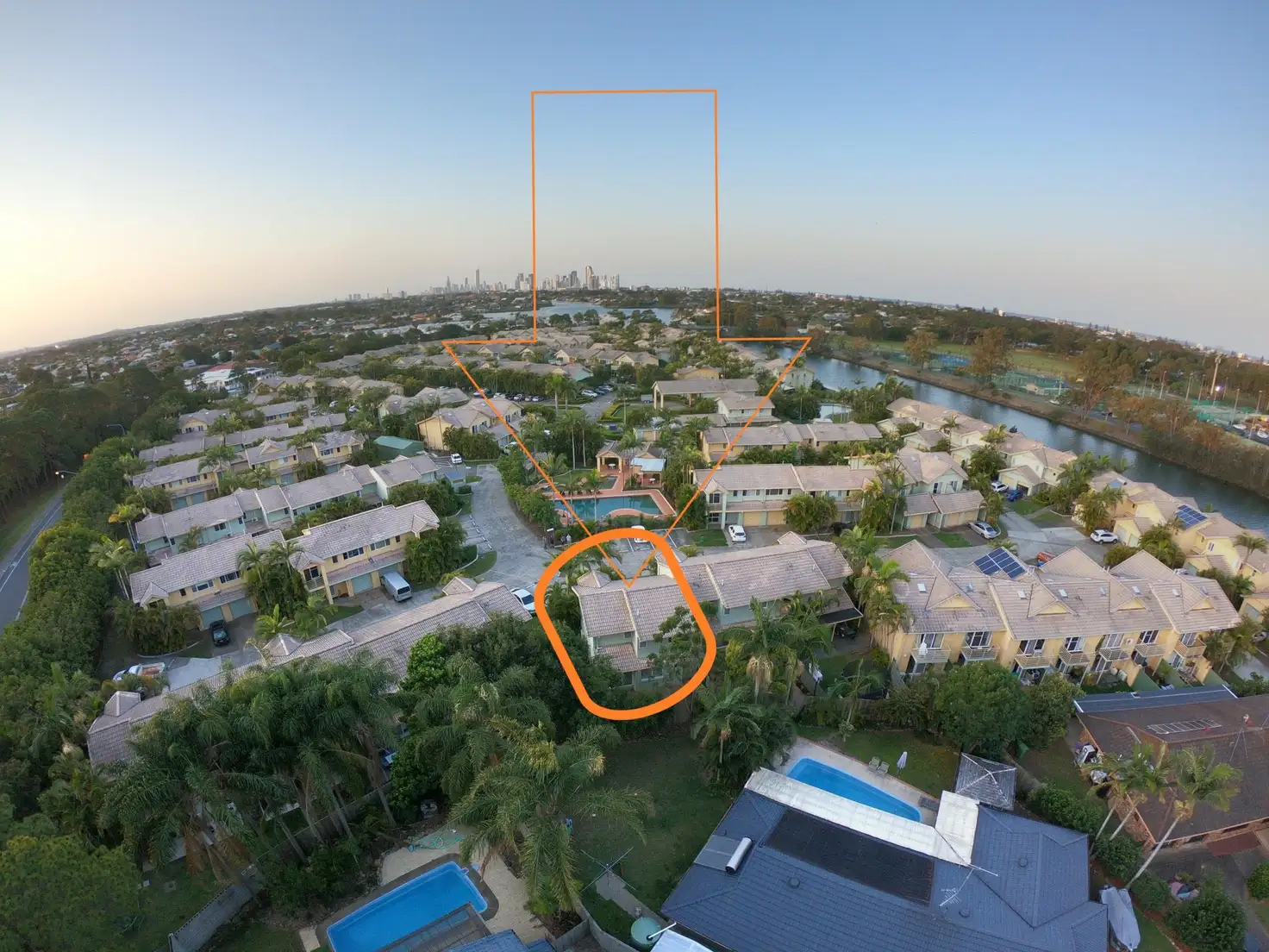 Main view of Homely townhouse listing, Unit 194/215 Cottesloe Drive, Mermaid Waters QLD 4218