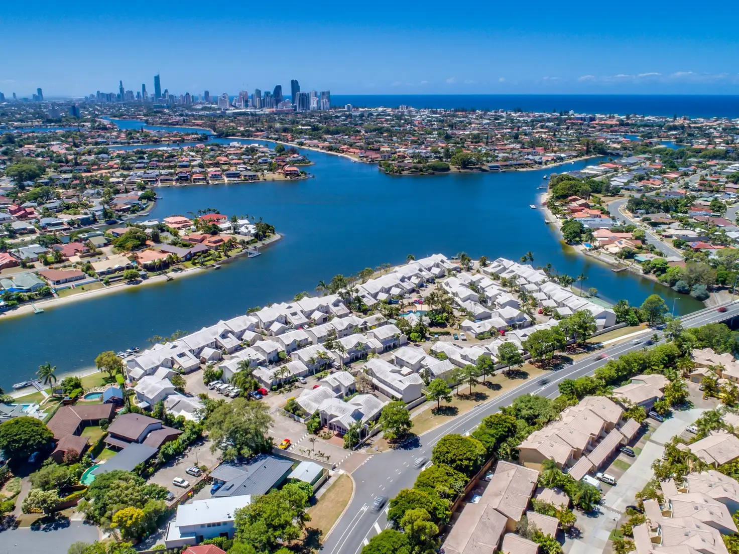 Main view of Homely townhouse listing, 300 Cottesloe Drive, Mermaid Waters QLD 4218