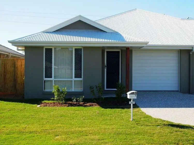 Main view of Homely semi-detached listing, 1/22 Leopardtree Drive, Upper Caboolture QLD 4510