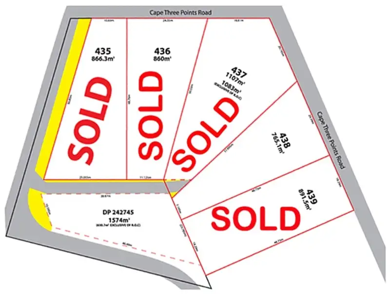 Main view of Homely land listing, 153 Cape Three Points Rd, Avoca Beach NSW 2251