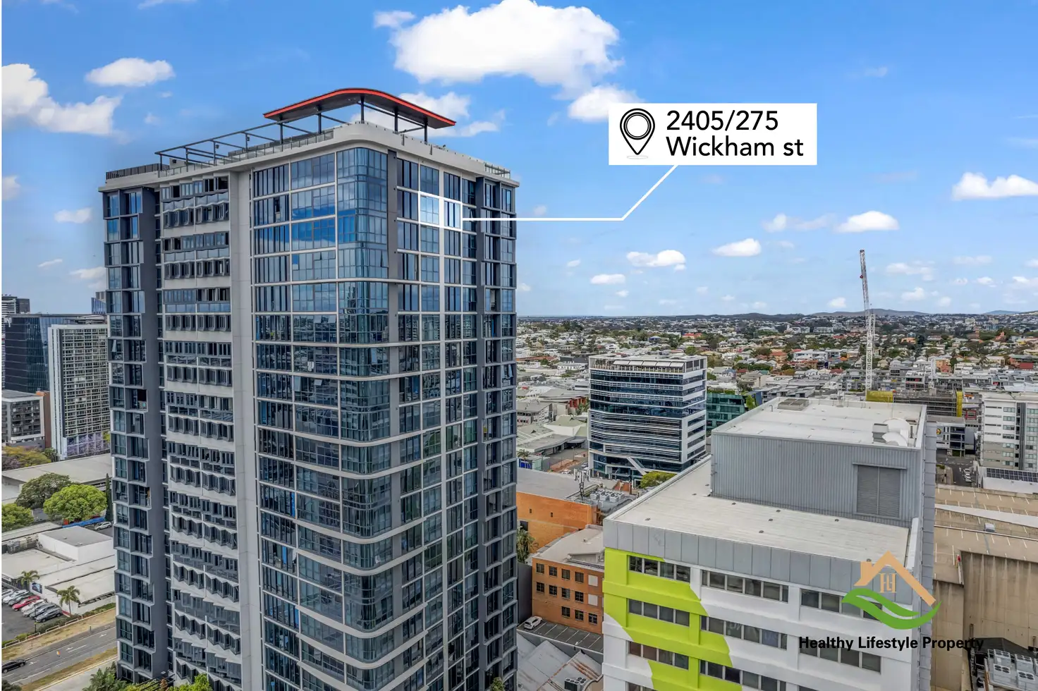 Main view of Homely apartment listing, 2405/275 Wickham Street, Fortitude Valley QLD 4006