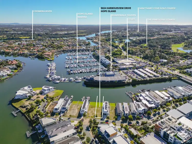Second view of Homely land listing, 5024 Harbourview Drive, Hope Island QLD 4212