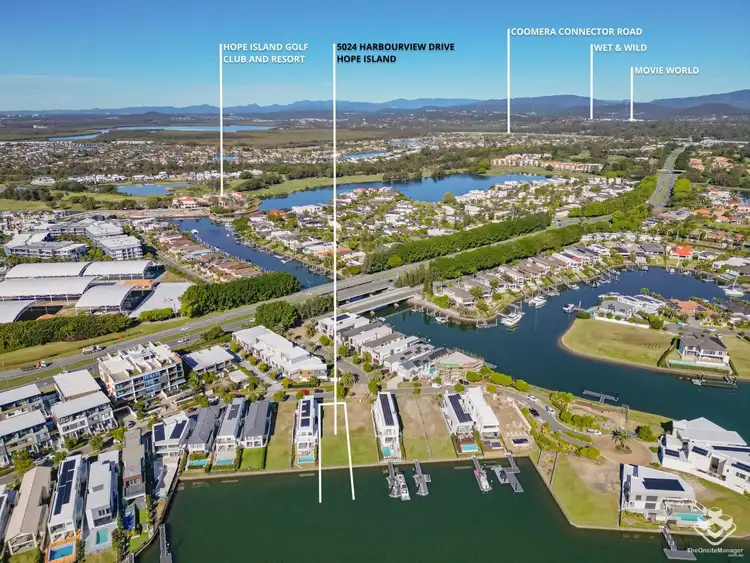 Third view of Homely land listing, 5024 Harbourview Drive, Hope Island QLD 4212