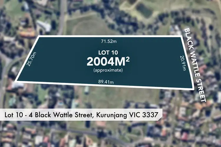 Lot 10 Black Wattle Street, Kurunjang VIC 3337